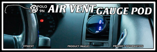 VWPOLO 9N3 -  Air Vent Gauge Pod